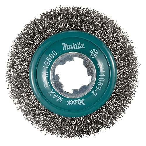 Makita D-73449 X-Lock - Spazzola Conica A Filo 100 Mm, Crimpata