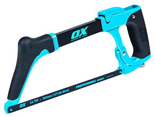Ox Pro, Seghetto Ad Alta Tensione, Per Metalli Pesanti, Lame Per Seghetto Multi-Utensile, Impugnatura In Gomma, Multicolore, 12 Pollici