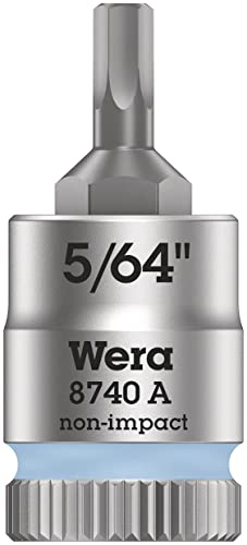 Wera -05003380001-8740 A Hex-Plus 5/64" X 28 Mm - Zyklop Bicchiere A Punta Con Traino Da 1/4"