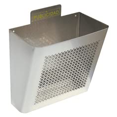 Arregui E-2310 – Cestino Pubblicitario Clasico Bianco Griglia Bianco