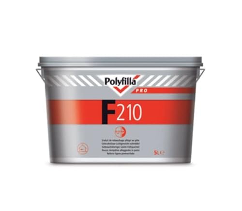Polyfilla Pro F210 Stucco Riempitivo Alleggerito Per Interno, In Pasta, 1 Kg