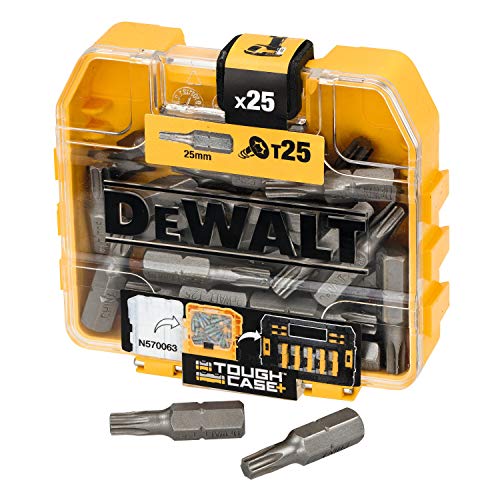 Dewalt Bitbox Dt7962 Dp43-Qz - Bitbox Torx 25, Lunghezza 25 Mm, 25 Pezzi, Confezione Da 20 Set