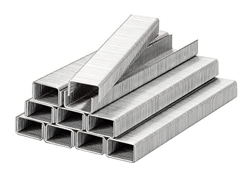Kwb 352-112 Graffette Tipo 052/352, Filo Piatto, Acciaio, Punta A C, Argento, Typ 052, Flachdraht, Stahl