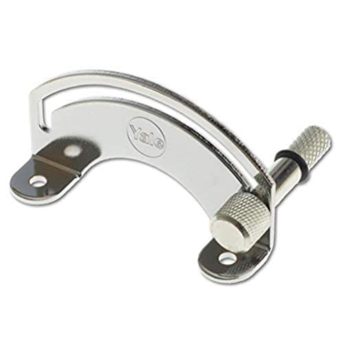 Yale Ylprc Limitatore Della Targa Della Lettera, Cromato Lucido, 6Cm