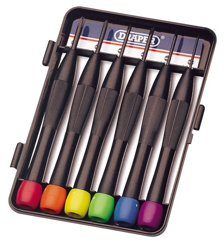 Draper 20644 - Set Cacciaviti Per Orologiai, 6 Pz
