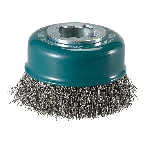 Makita D-73396 X-Lock - Spazzola A Tazza Con Filo Ondulato, 75 Mm, 0,3 Mm