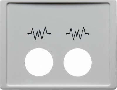 Hager Arsys – Placca Per Riferimento Ackermann Bianco Pile