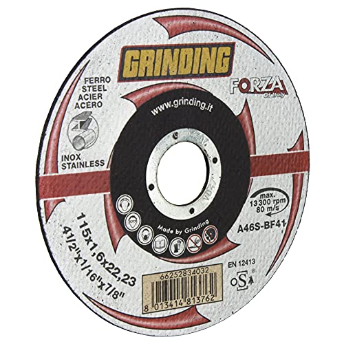 Disco Abrasivo Fe/In 115X1,6 F.22,2 Forza Grinding [Grindingf ]