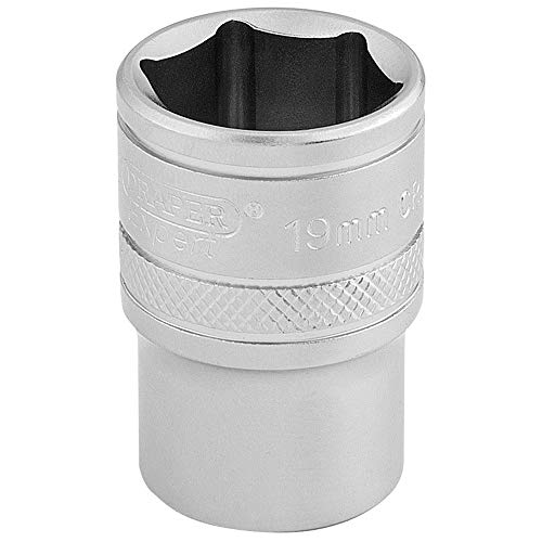 Draper 16609 - Bussola Quadrata A 6 Punti, 1/2", Misura 19 Mm