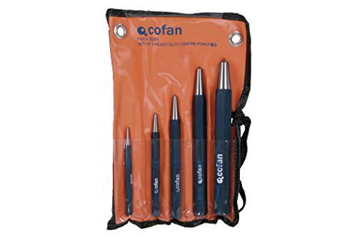 Cofan Set Di Punzoni Per Tracciare | Realizzati Con Materiali Di Alta Qualità | Il Set È Composto Da 5 Punzoni Di Varie Dimensioni | Cofan 09625205