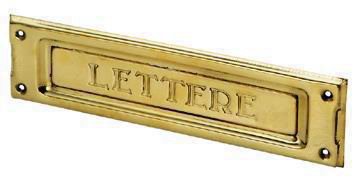 Blinky 2741010 Buche Per Lettere 2501 Ottone Lucido