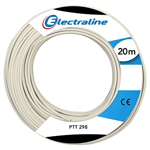 Electraline 60131057E Corona Di Cavo Ptt 298 20M, Avorio