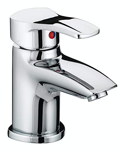 Bristan Cap Ebas C Capri - Miscelatore Monocomando Per Lavandino Con Eco-Click E Scarico A Piletta