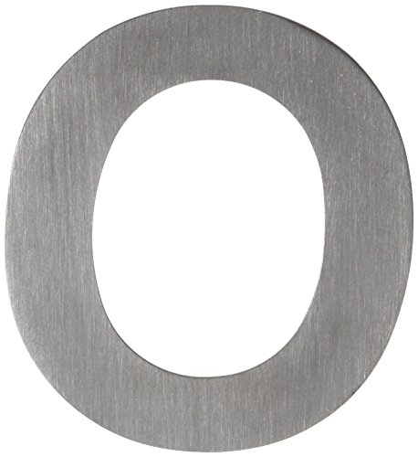 Btv 71475 - Placa 'O' Inox. Alto 8,5 Cm