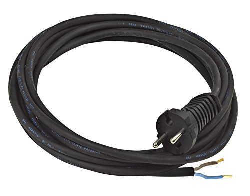 Brennenstuhl 1169451 - Cavo Di Alimentazione 16 A/230 V 5 M H07Rn-F 2X1,5 Nero