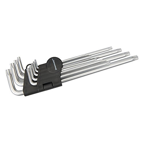Silverline, Set Di Chiavi Esagonali Torx - 394985, 9 Pz.
