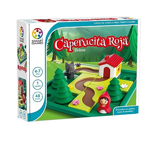 Smart Games Equitazione Smartgames-Cappuccetto Rosso, Tavolo, Giochi Educativi 4 Anni, Puzzle Bambini, Set Di Abilità, Multicolore, Miscelanea, 77061
