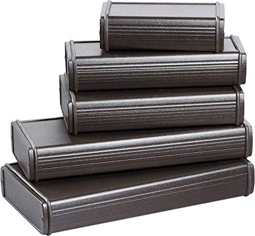 Bopla! Alubos Abph 1000-200 - Profilo Scatola 200 X 106 X 32, In Alluminio, Nero 1St.