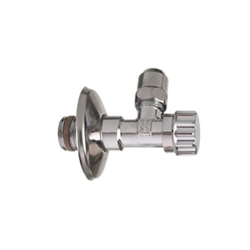 Cornat, T317004, Valvola Di Angolo 1/2"Auto-Sigillanti, Cromo