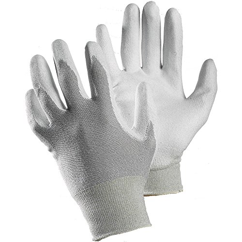 Ejendals 811 – 6 Dimensioni 6 "Tegera 811 – Guanto Sintetico, Colore: Grigio/Bianco