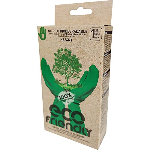 Juba 80866 Guante De Trabajo Nitrilo Biodegradable Talla 9, Neutro