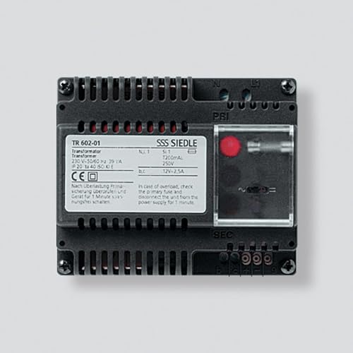 Siedle 033600 Tr 602-01 Transformator Nero