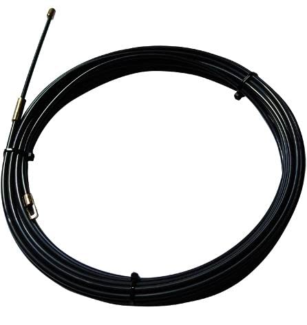 Vigor Sonde Passacavi, Filo Nylon, Nero, 4 Mm, 10 M