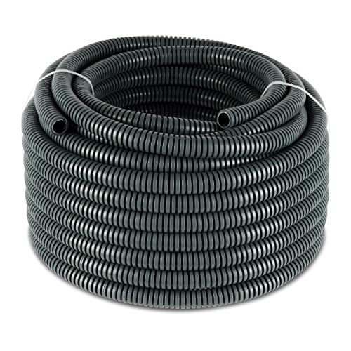 Rev Ritter 0579346555 Tubo Flessibile En32, 10 M, 750 N/5 Cm, Da-5 °C A +60 °C, Grigio, 25 Millimetri