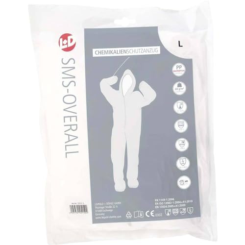 L+D 2515 Cleango Sms-Tuta Abiti Taglia: Xxxl Bianco