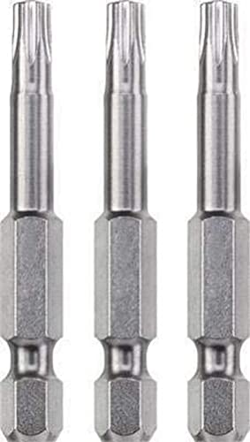 Kwb 3 X Bits 50 Mm Torx 20 Industrial Steel 121320 (Acciaio Tq 60, Iso 1173, Drive C 6.3)