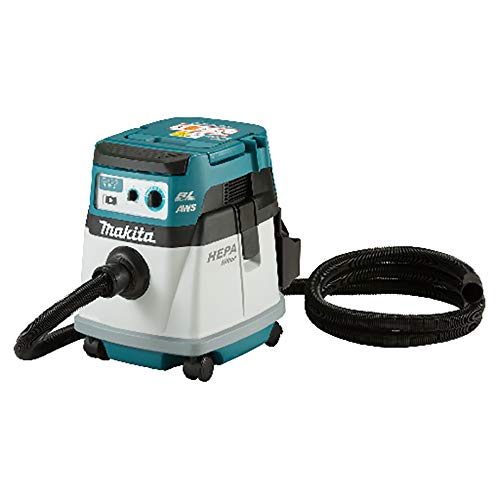 Makita Dvc157Lzx3 Aspirapolvere Senza Fili 15L Comp.Li-Ion 18Vx2 Aws Hepa/Senza Batteria E Caricatore