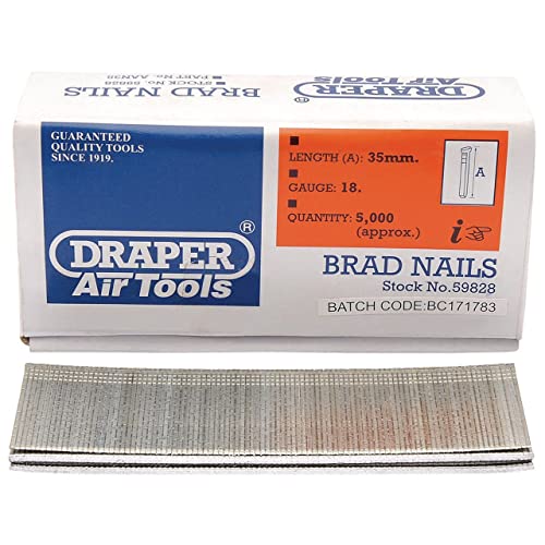 Draper, 59828, 59828 Finitura Unghie 35Mm 5000 Pezzi (Importazione)