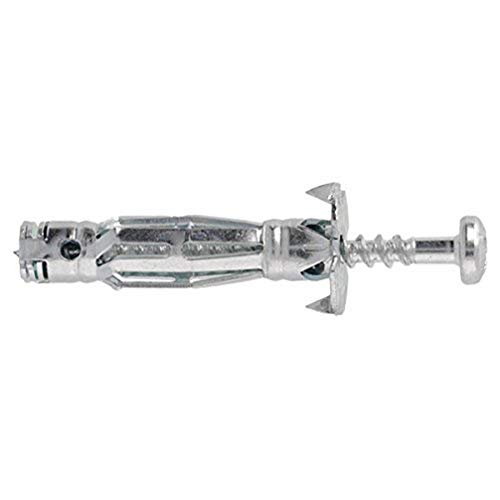 Molly M101016-Xj Multi Molly Caviglie Metallo Con Vite Truciolare, Diametro 5 X 60 Mm, Grigio, Set Di 16 Pezzi