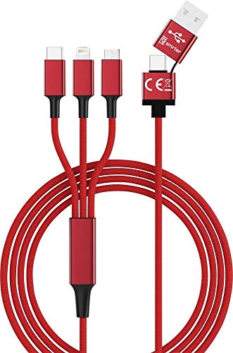 Smrter Cavo Di Ricarica Usb 2.0 Usb-A, Spina Usb-C™, Connettore Apple Lightning, Usb-Micro-B S