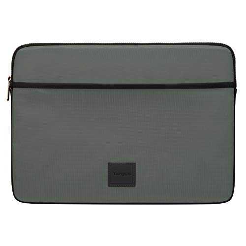 Targus Urban - Custodia Protettiva Per Laptop Da 13 A 14", Design Sottile Ed Elegante, Per Studenti Universitari E Professionisti, Colore: Oliva (Tbs9