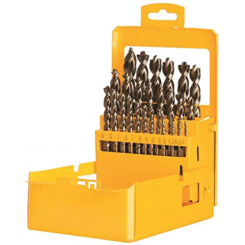 Dewalt Dw1969 29 Piece Pilot Point Twist Drill Assortimento Con Indice Di Metallo