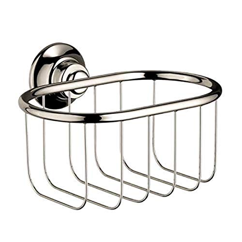 Axor Hansgrohe 42065830 Montreux Portasapone A Parete, In Nichel Lucido
