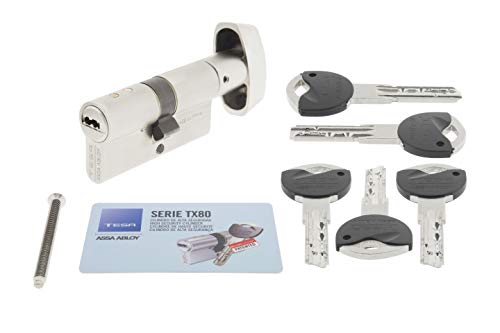 Tesa Assa Abloy Tx8B3035N Te.2030/30Bx35 Ln Tx80 Se5 E12, Nichelato, 30 X 35 Mm