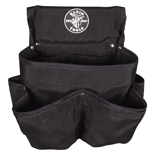 Klein Tools 5719 Powerline 18-Pocket Black Nylon Elettricista Strumento Della, 5718