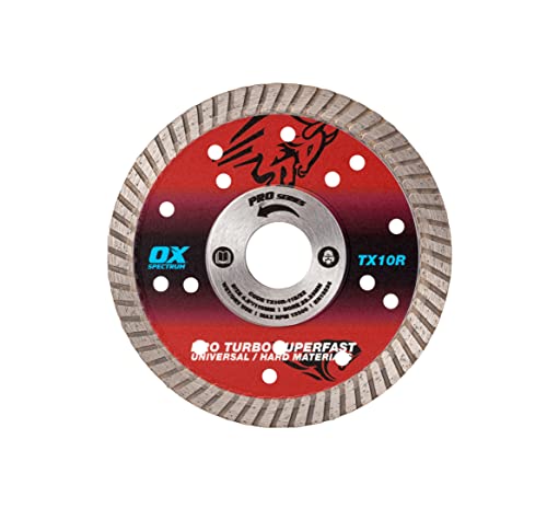 Ox Tx10R-150/22 Spectrum Superior Turbo Diametro Multi-Steel Lama, 0 V, Rosso, 150/22.23 Mm