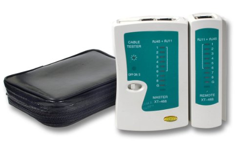 Network Media Supplies 39939.1 - Tester Rete Lan Per Cavo Di Rete E Modulare, Inclusa Unità Remota