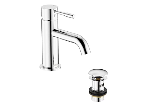 Bristan Mila - Miscelatore Per Lavabo Con Piletta A Clicker, Cromato (Mi Bas C)