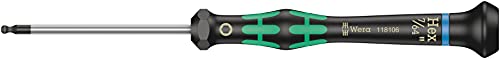 Wera, 2052 Giravite Esagonale Con Sfera Per L'Elettronica, 7/64 Pollice X 60 Mm