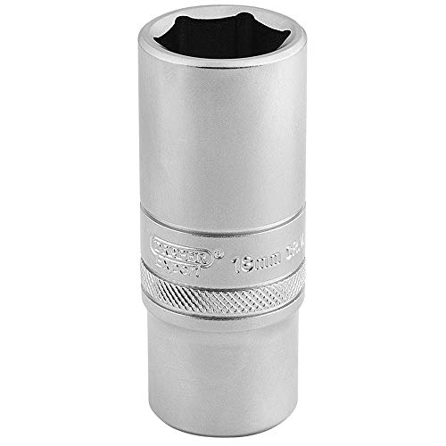 Draper Dt-Mm/Ms 3/20,3 Cm Square Drive 6 Point Metric Deep Socket (19 Mm), Blu