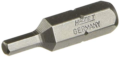 Hazet 2204-3 Bit, Multicolore, Attacco Esagonale, Massiccio, 6.3 Mm 1/4 Di Pollice