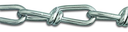 Chapuis Lvbv1 Catena Non Saldata Instaurata Victor Acciaio Zincato, Grigio, Ø 1,4 Mm/2,5 M