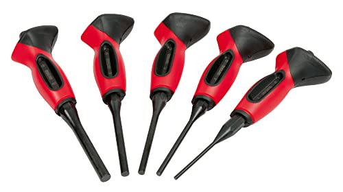 Set Di Cacciette A Pistoncini Bruniti Con Maniglia, 5 Pz