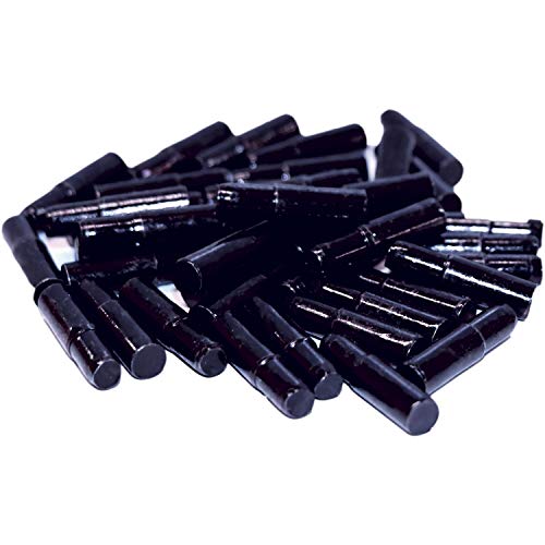 Maxi- 40 Supporti A Pavimento Bohr, Diametro 5 Mm, Zincati, Colore: Nero