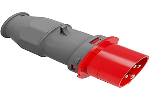 Clavija Cetac 3 P+T Roja 16A Retractilado Solera