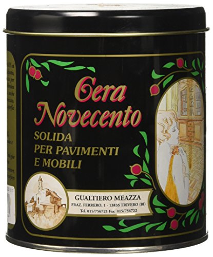 Cera Novecento Y943 Cera Solida In Pasta, Noce Medio, 1 Litro